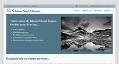 Desktop Screenshot of bnklaw.net