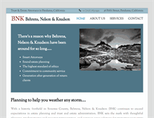 Tablet Screenshot of bnklaw.net
